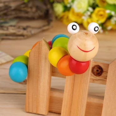 Wooden Twisting Caterpillar 🐛 , S.T.E.M. Smart Toys