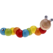 Load image into Gallery viewer, Wooden Twisting Caterpillar 🐛 , S.T.E.M. Smart Toys