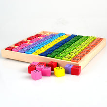 Load image into Gallery viewer, Wooden 10x10 Multiplication Board ✖ , S.T.E.M. Smart Toys