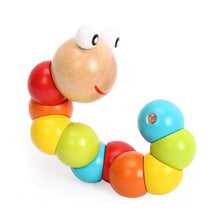 Load image into Gallery viewer, Wooden Twisting Caterpillar 🐛 , S.T.E.M. Smart Toys