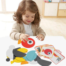 Load image into Gallery viewer, Wooden Puzzle Art Cards 🎨 , S.T.E.M. Smart Toys