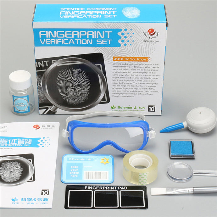 Fingerprint Forensic Experiment Kit 👩‍🔬👨‍🔬 , S.T.E.M. Smart Toys