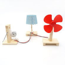 Load image into Gallery viewer, DIY Hand Cranked Power Generator w/ Fan and Lamp 💡 , S.T.E.M. Smart Toys