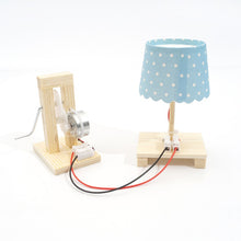 Load image into Gallery viewer, DIY Hand Cranked Power Generator w/ Fan and Lamp 💡 , S.T.E.M. Smart Toys