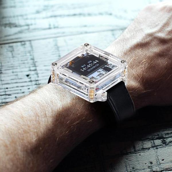 DIY Transparent Electronic Wristwatch ⌚ , S.T.E.M. Smart Toys